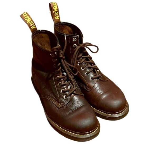 Dr. Martens 1460 Boots EUC Dark Brown Leather Men’s size 9 - Picture 1 of 6